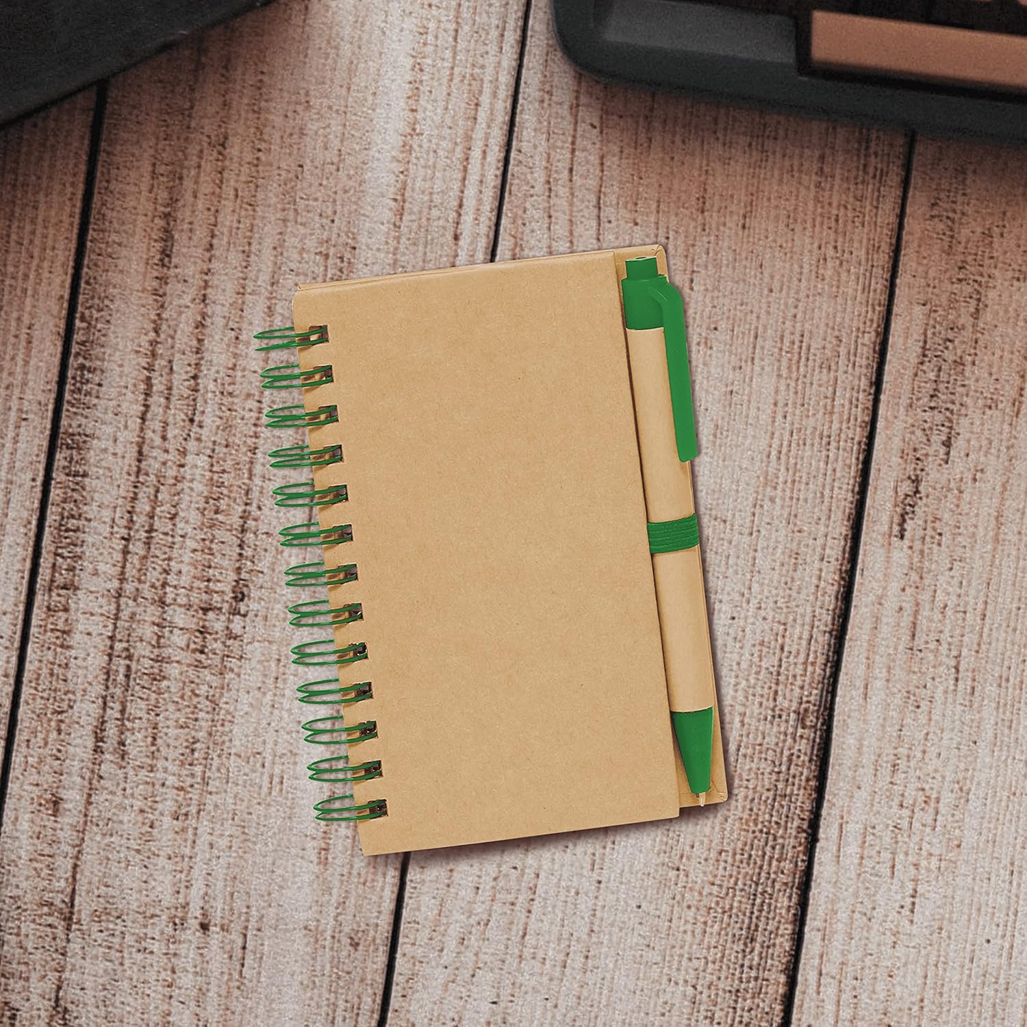 Mini cuadernos en espiral con bolígrafos de tinta negra, juego de 10, paquete a granel, perfecto para la escuela, oficina, negocios, hogar, color
