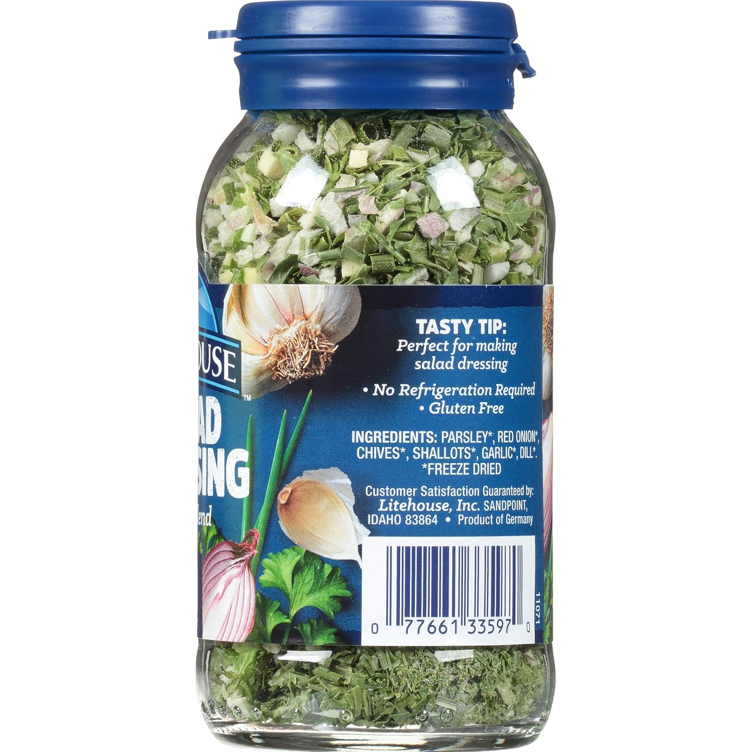 Litehouse Paquete de mezcla de hierbas variadas de sabores liofilizados (italiano, aves de corral, mezcla de hierbas de aderezo para ensalada)