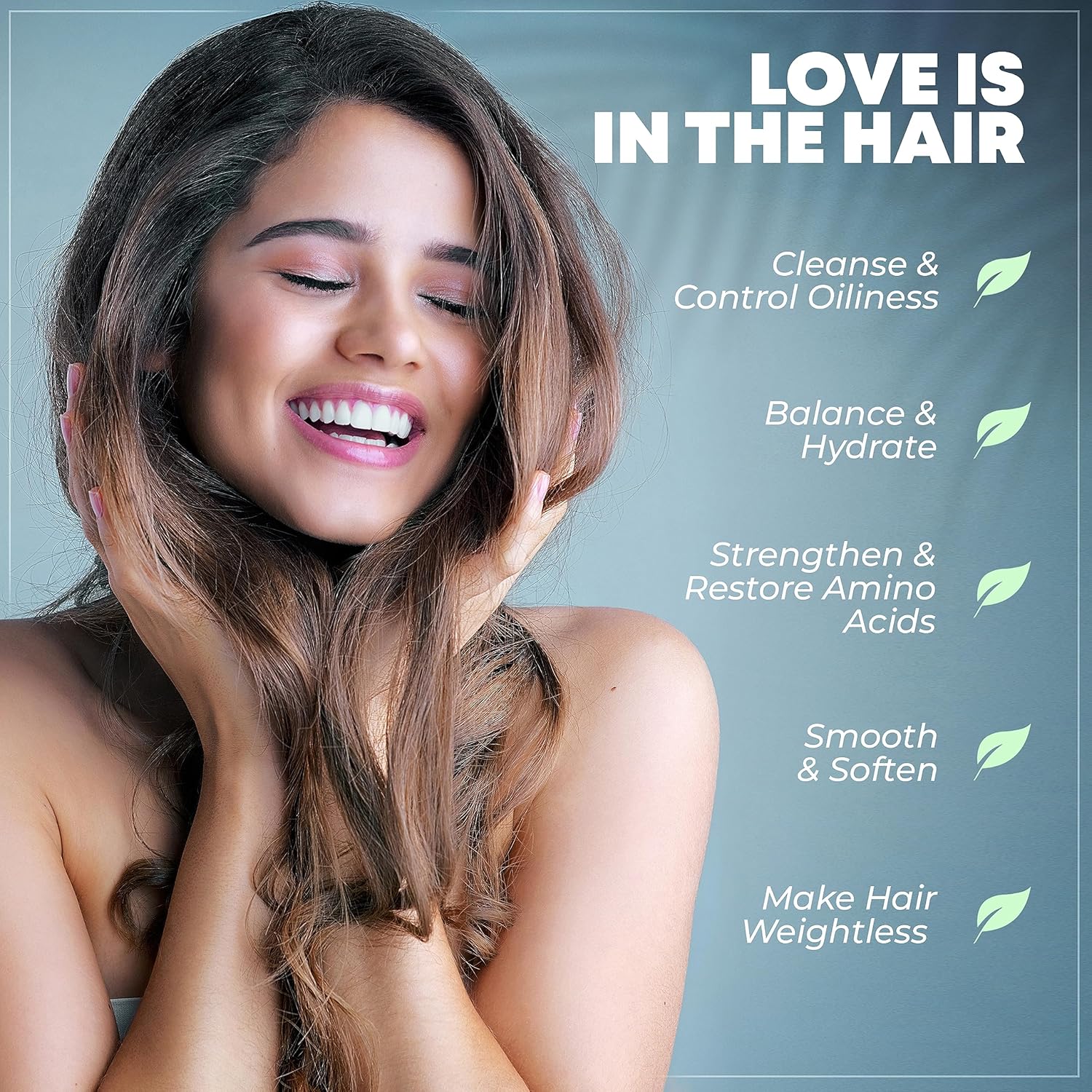 Champú natural para cabello graso, mujeres y hombres, juego de champú y acondicionador clarificante, acondicionador de limpieza profunda, champú y