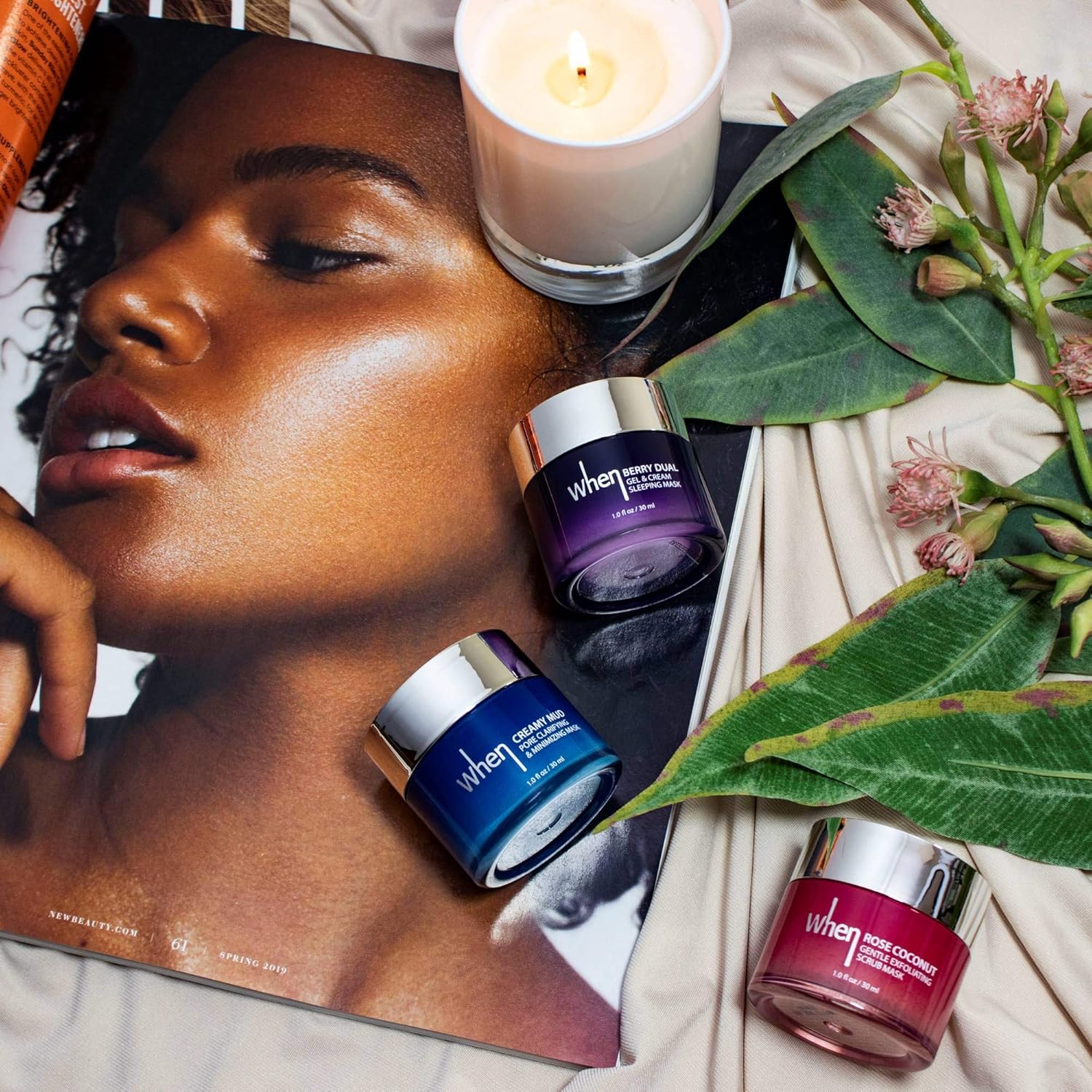 When Mascarilla de crema facial de belleza, cuidado de la piel coreano, limpieza profunda, calmante de alta nutrición, suave puntos negros,