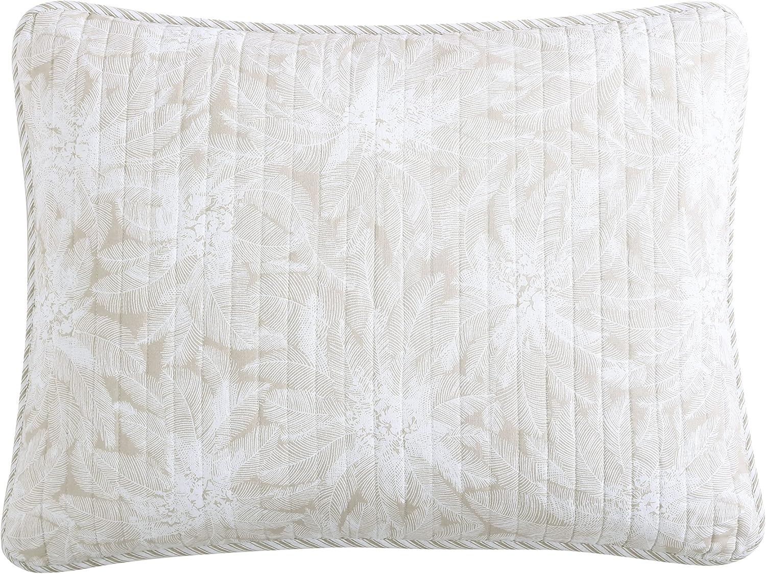 Tommy Bahama – Juego de edredón King, ropa de cama reversible de algodón con fundas a juego, ligera para todas las estaciones (color beige akena,