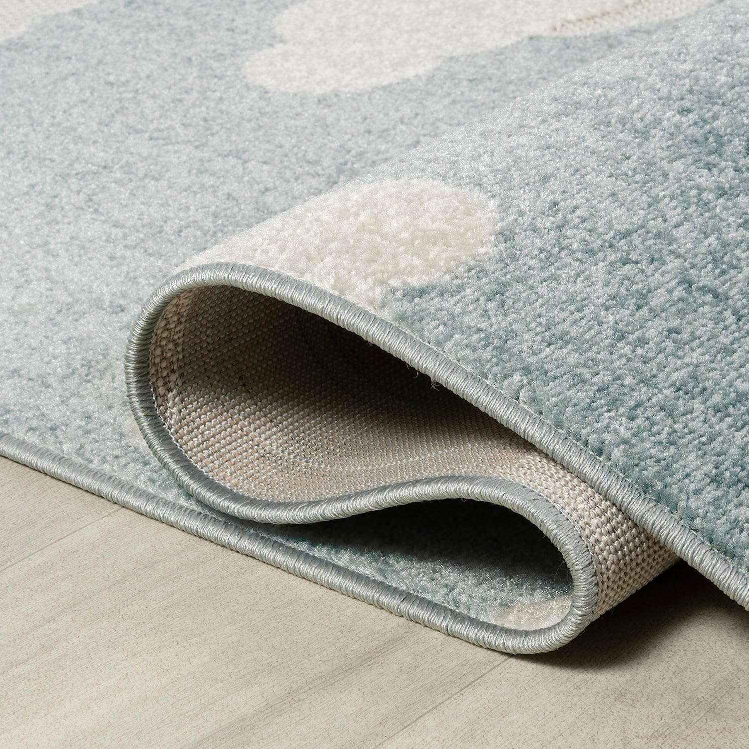 JONATHAN Y SCN105A-8 Hedwig – Alfombra juvenil Cloud Scandi para interiores, niños, casual, moderna, de transición para dormitorio, cocina, sala de