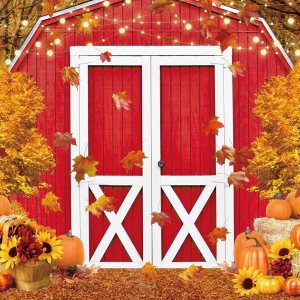 Felortte Telón de fondo rojo de cosecha de otoño de 8 x 6 pies para fotografía, otoño, calabaza, hojas de arce, fondo de día de Acción de Gracias, Felortte Telón de fondo rojo de cosecha de otoño de 8 x 6 pies para fotografía, otoño, calabaza, hojas de arce, fondo de día de Acción de Gracias,