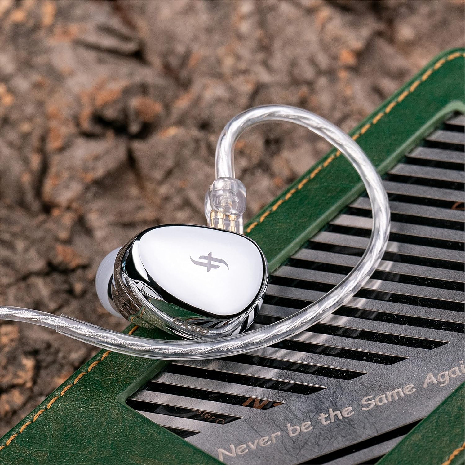 Auriculares EA500 de alta resolución con cable desmontable, controlador dinámico IEM para músicos, graves profundos de sonido claro, auriculares