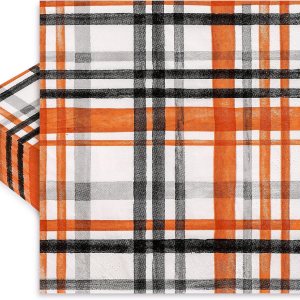 AnyDesign Paquete de 80 servilletas de papel de Halloween de 6.5 pulgadas, servilletas de cena desechables para Halloween, fiesta de cumpleaños, AnyDesign Paquete de 80 servilletas de papel de Halloween de 6.5 pulgadas, servilletas de cena desechables para Halloween, fiesta de cumpleaños,