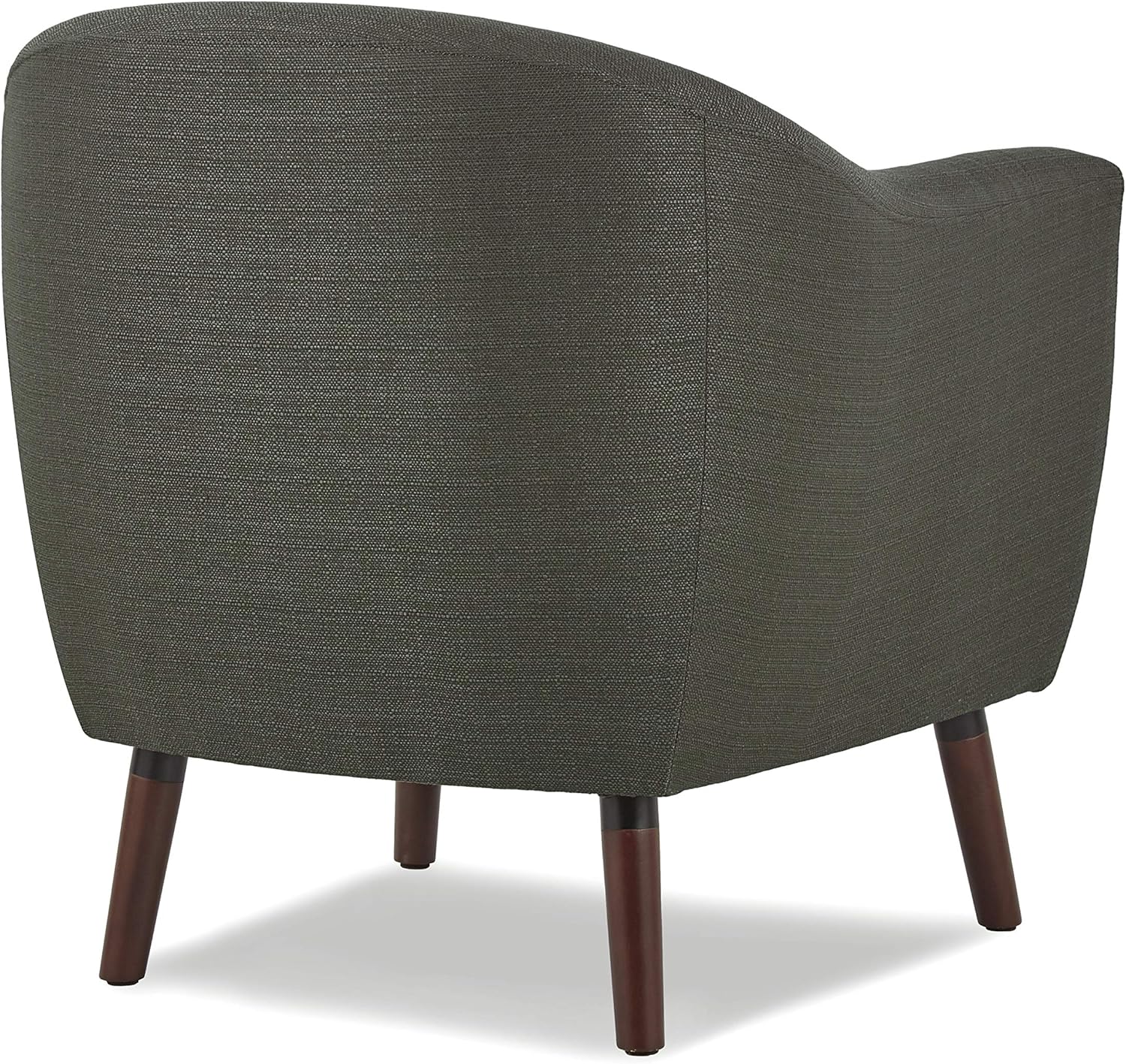Homelegance Silla de barril de tela, gris salvia