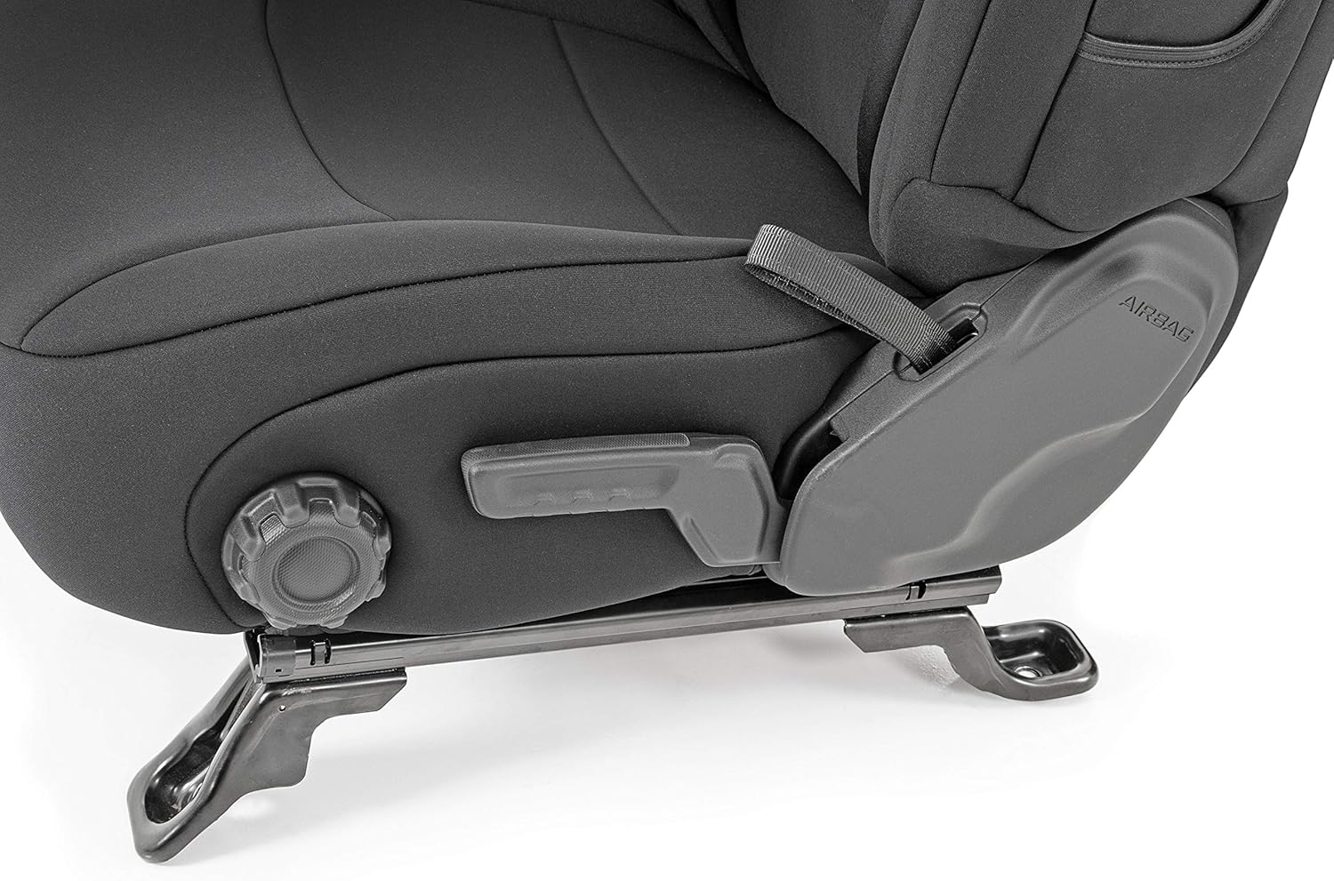 Rough Country Fundas de asiento de neopreno (para ajustar) Jeep Wrangler JL 4DR 12 fila 2018-2020, resistentes al agua, 91010, color negro