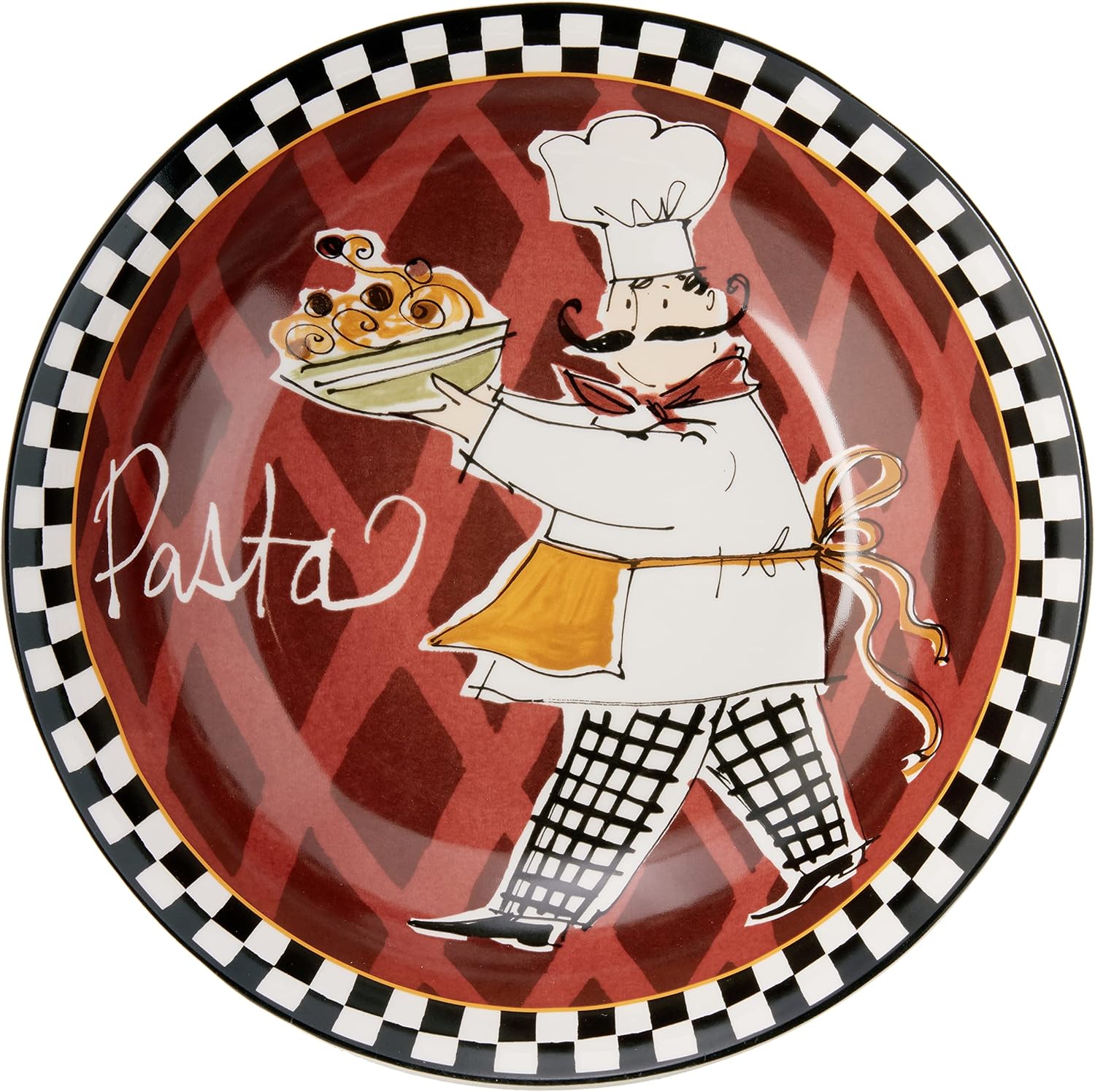 Certified International Corp Certified International Chefs on the Go – Juego de pasta, multicolor, 5 piezas