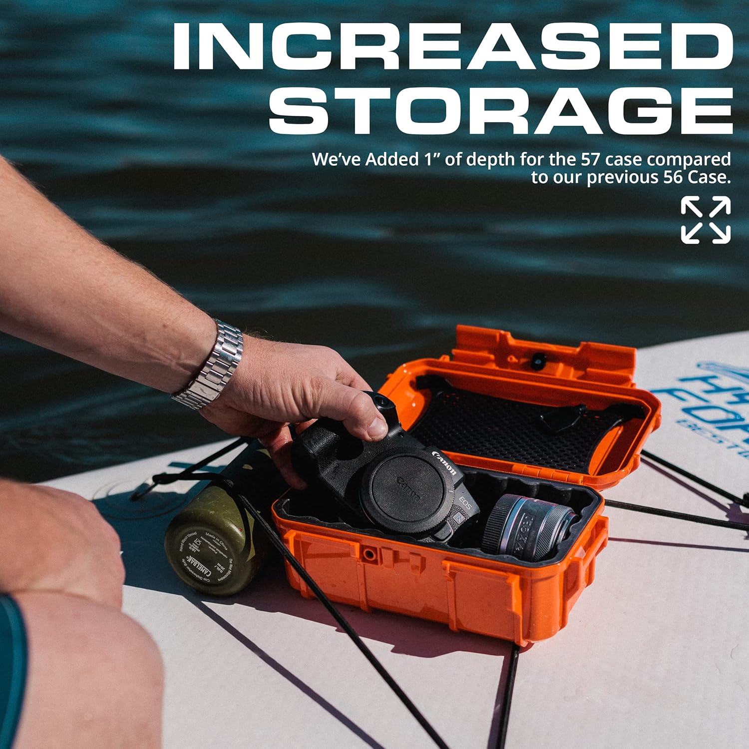 Evergreen Funda protectora impermeable 57 Dry Box  Seguro de viaje, especificaciones mil, fabricado en Estados Unidos, para cámaras, teléfonos,