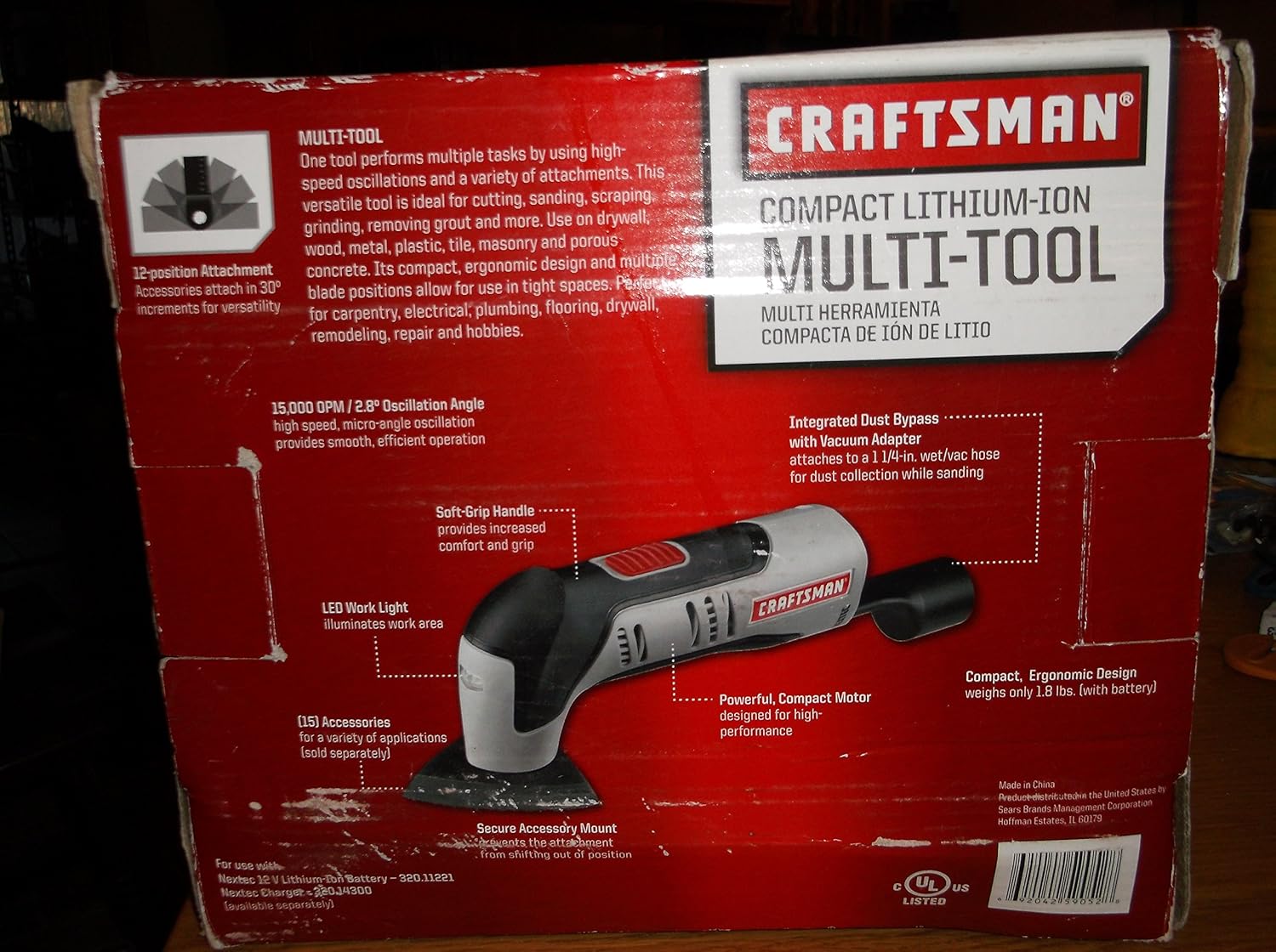 Craftsman Multiherramienta compacta de iones de litio, 9-61199