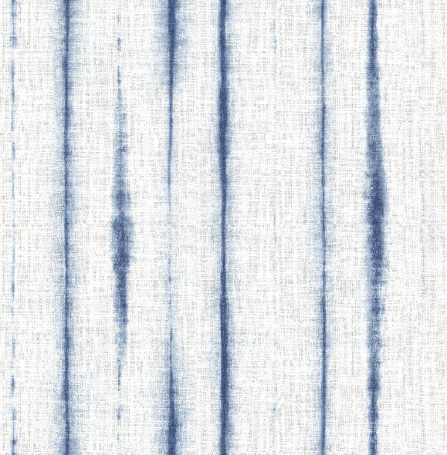 NuWallpaper Papel tapiz azul índigo Drops Peel & Stick