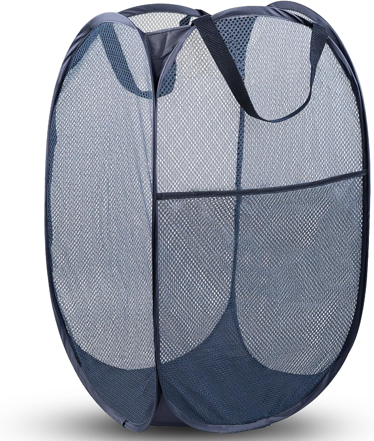 Pop Up Hamper, 1 PCS Mesh Pop Up Laundry Hamper, Premium Pop Up Laundry Basket, Mesh Laundry Basket, Pop Up Hampers for Laundry, Mesh Laundry