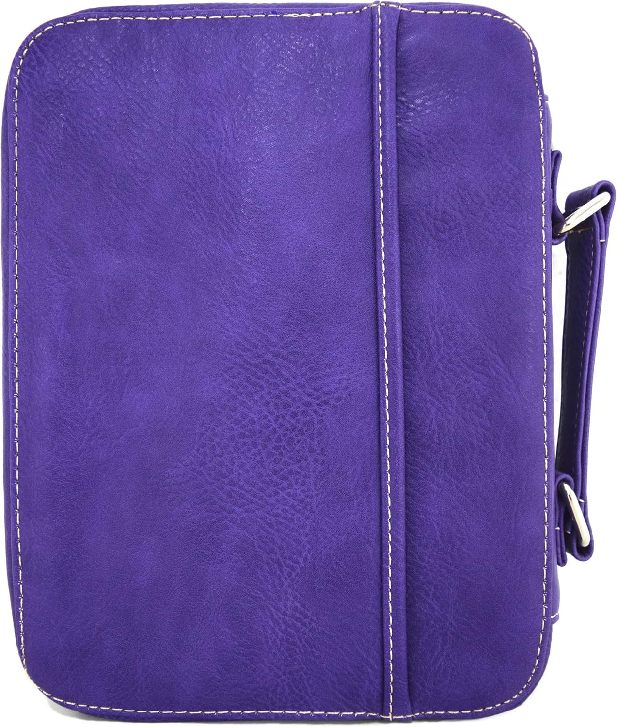 Funda de la Biblia con versículo bordado de estilo occidental para mujer, bolsa de mensajero con correa extra