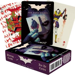 AQUARIUS DC Comics Joker – Baraja de cartas con temática de Joker de caballero oscuro para tus juegos de cartas favoritos, mercancía y AQUARIUS DC Comics Joker – Baraja de cartas con temática de Joker de caballero oscuro para tus juegos de cartas favoritos, mercancía y