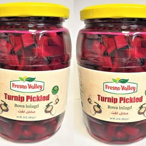 Nabos en escabeche Mid East Premium Quality 32oz cada uno 2 tarros de vidrio 3.4 fl oz Nabos en escabeche Mid East Premium Quality 32oz cada uno 2 tarros de vidrio 3.4 fl oz