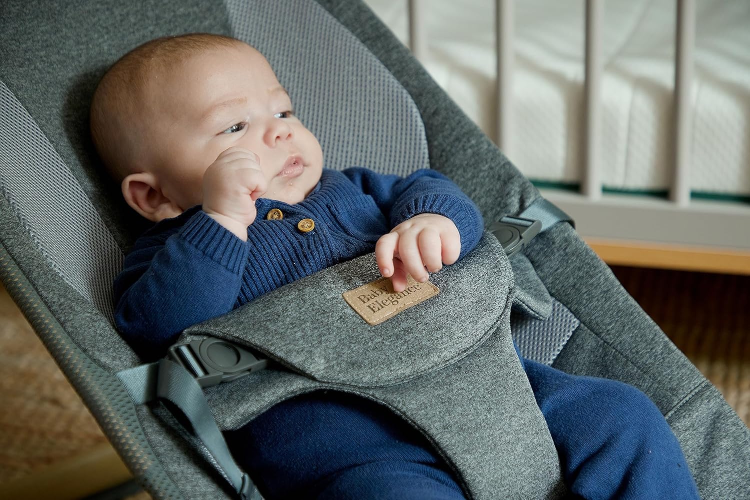 Baby Elegance Allta – Bouncer plegable para bebés, portátil, ligero y fácil de almacenar para recién nacidos y bebés