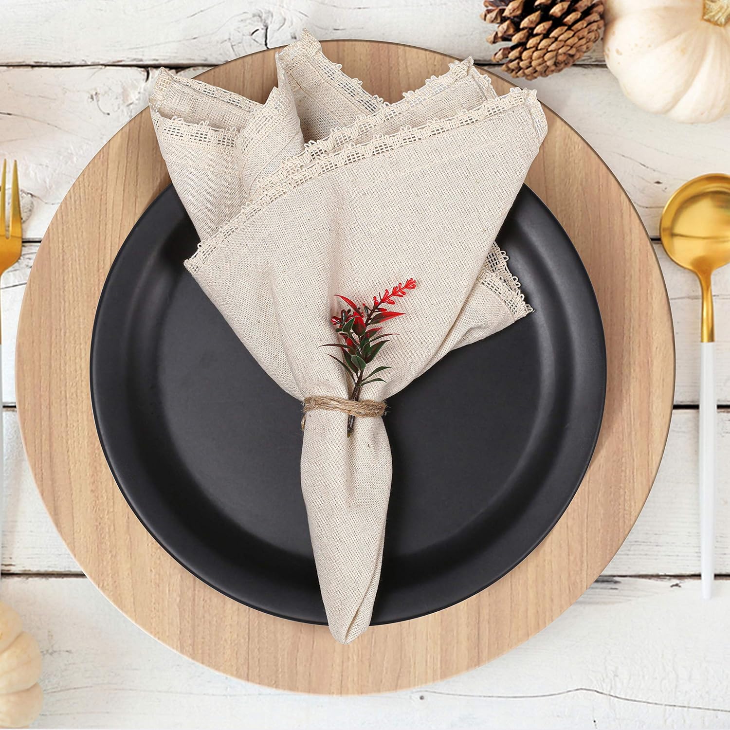 Servilletas de tela para comedor Bedding Craft