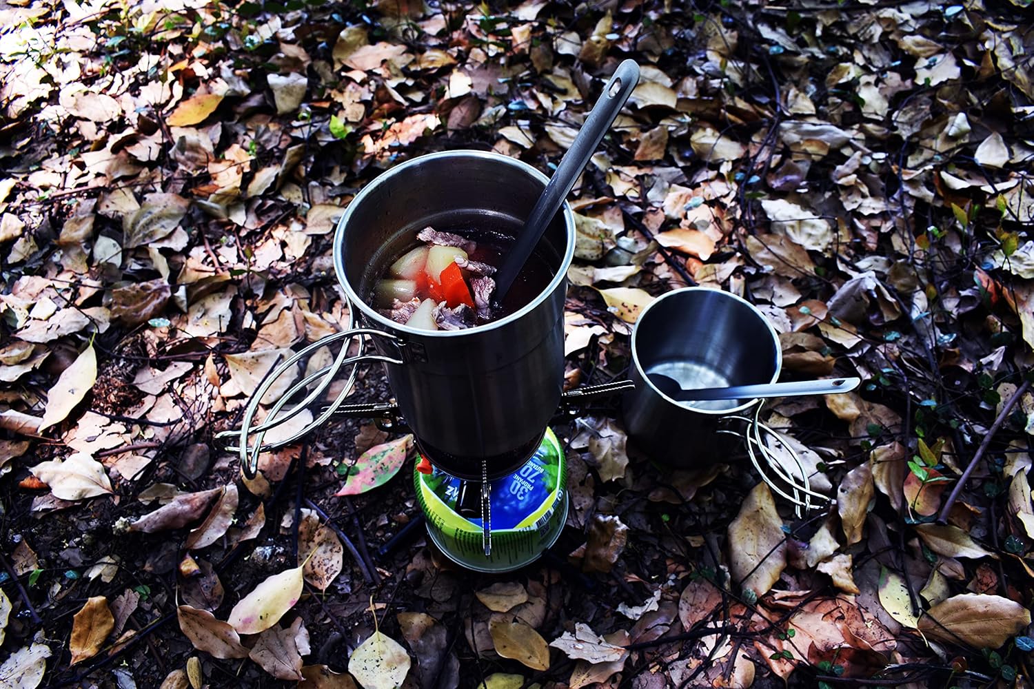 Titanium Long Handel Spork and Spoon, Camping Spork and Spoon, Soup Spoon, Eco-Friendly Coffee Spoon, Portable Travel Camping Utensils