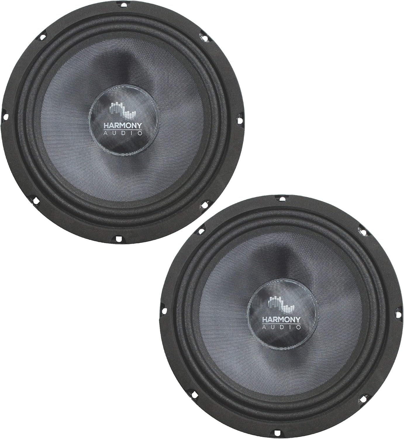 Harmony Audio HA-CMB8 – Altavoces estéreo para coche Cabron Midbass de rango medio de 8 pulgadas, 2 pares