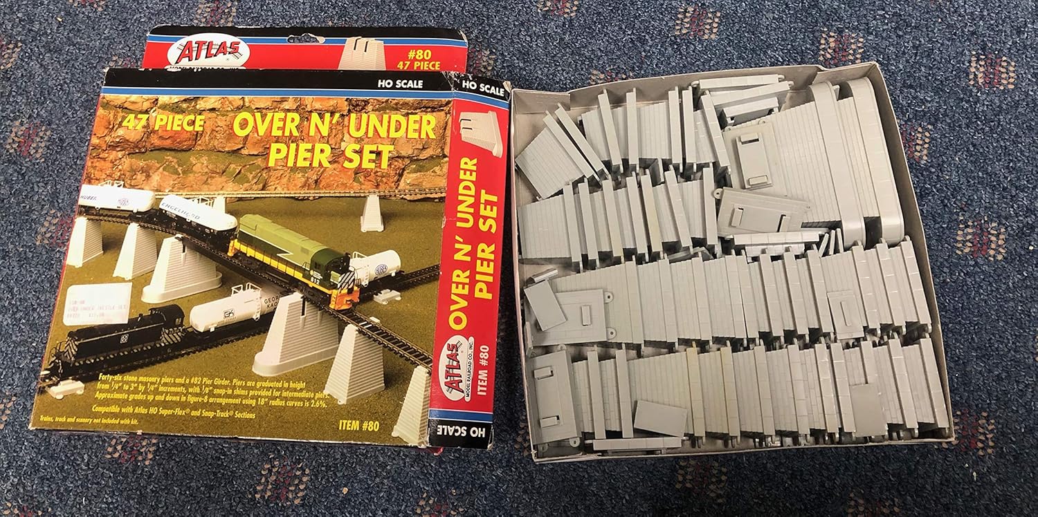 Juego de muelles (juego de 47 piezas) HO Scale Atlas Trains
