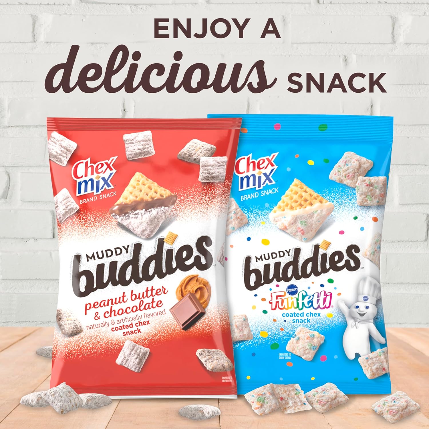 Chex Mix Muddy Buddies Funfetti Snack Mix, 9 onzas
