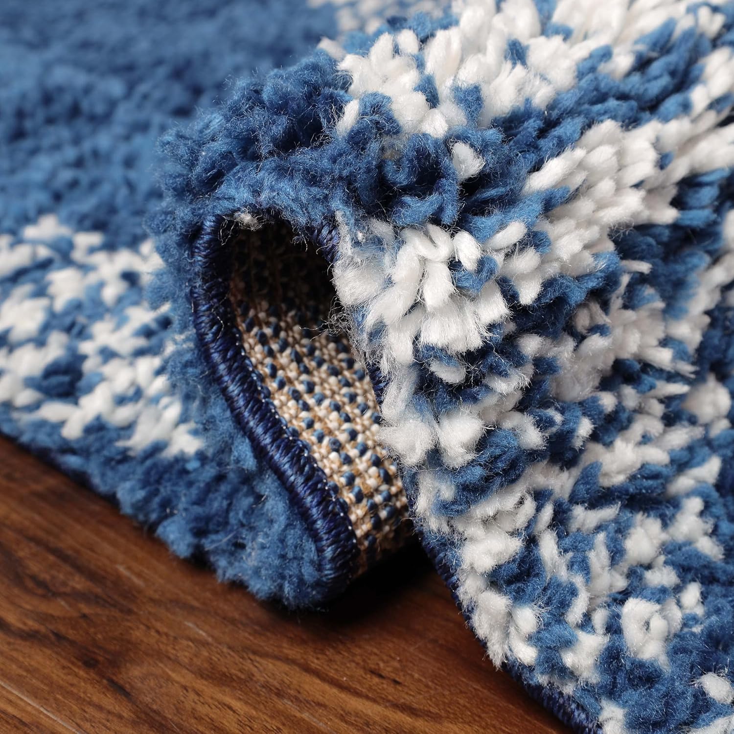 SUPERIOR Alfombra de pelo largo para interiores con borlas, perfecta para dormitorio, cocina, lavandería, entrada, oficina, sala de juegos, cubierta