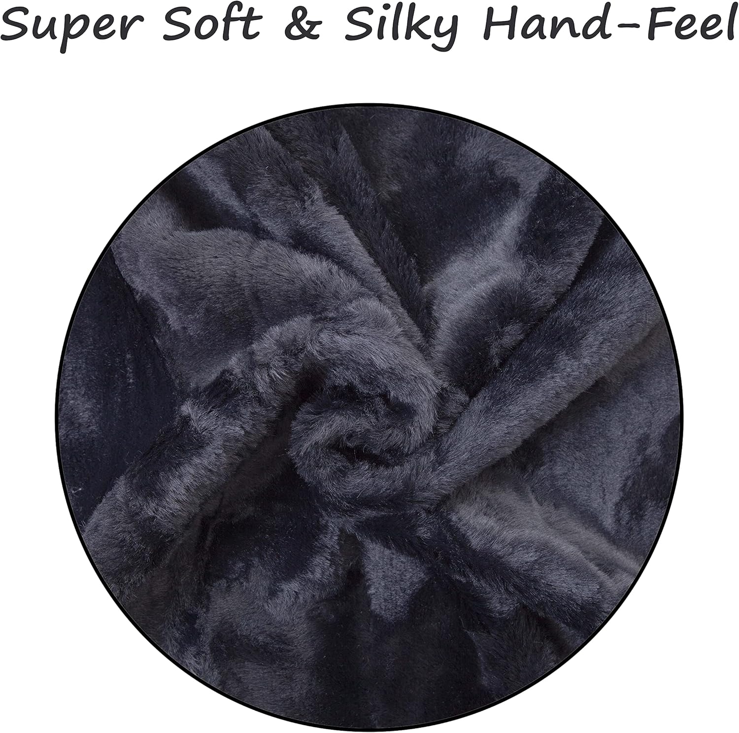 Home Brilliant Sheepskin Throw Fundas de almohada