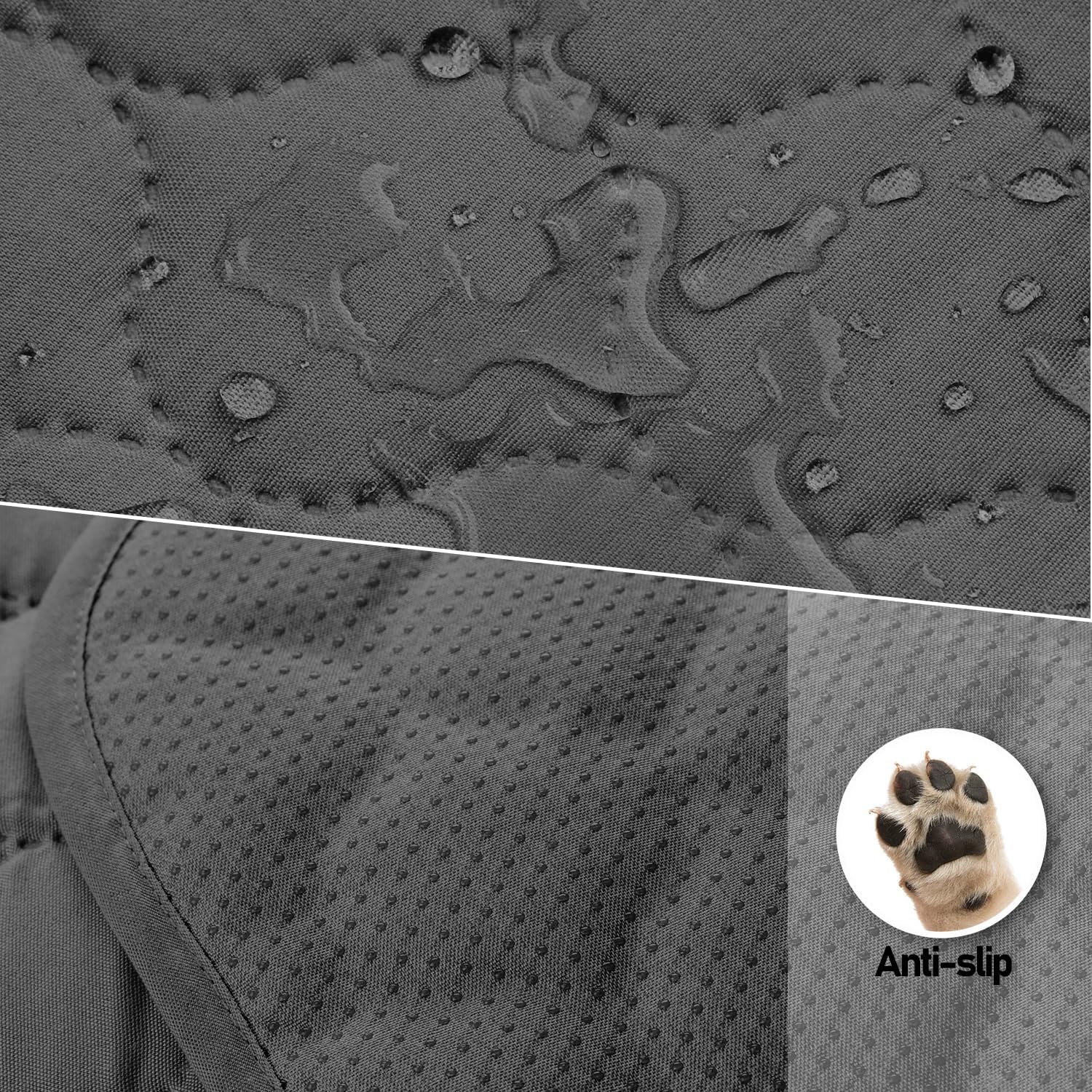 furrybaby Fundas impermeables para cama para perro, manta para perros grandes, funda de sofá antideslizante para perros, lavable, protector de
