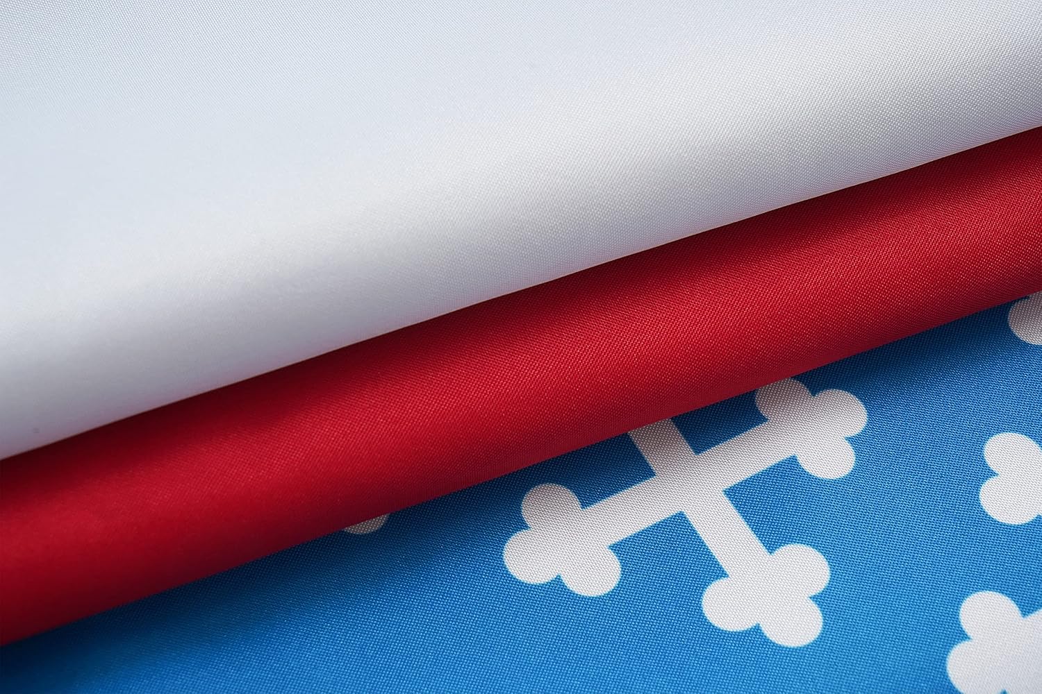 FRF FLAG Bandera de iglesia episcopal de 3 x 5 pies, bandera de iglesia cristiana de doble cara, con 2 ojales de latón y 4 filas de puntadas