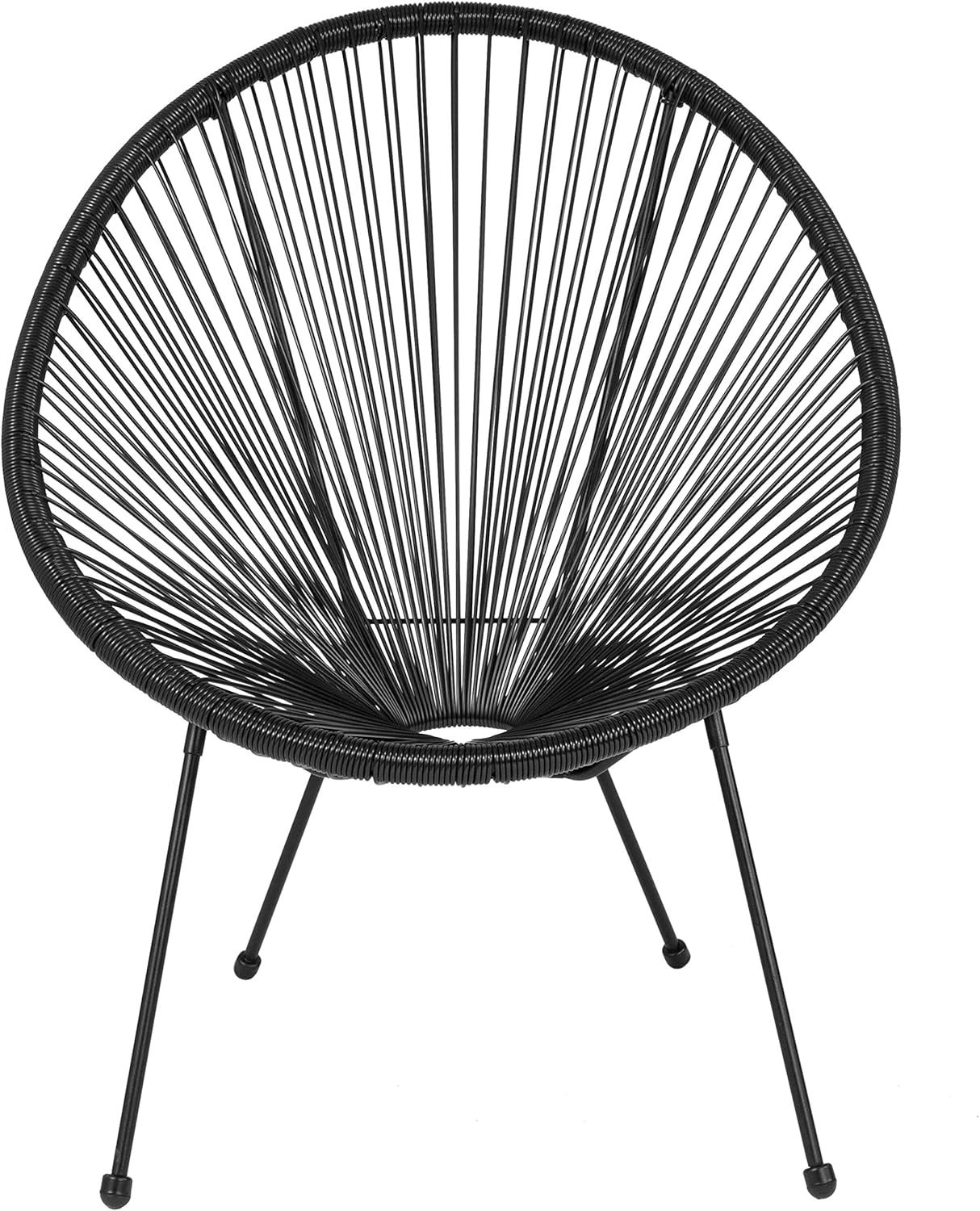 BizChair Sillón Bungee Papasan negro
