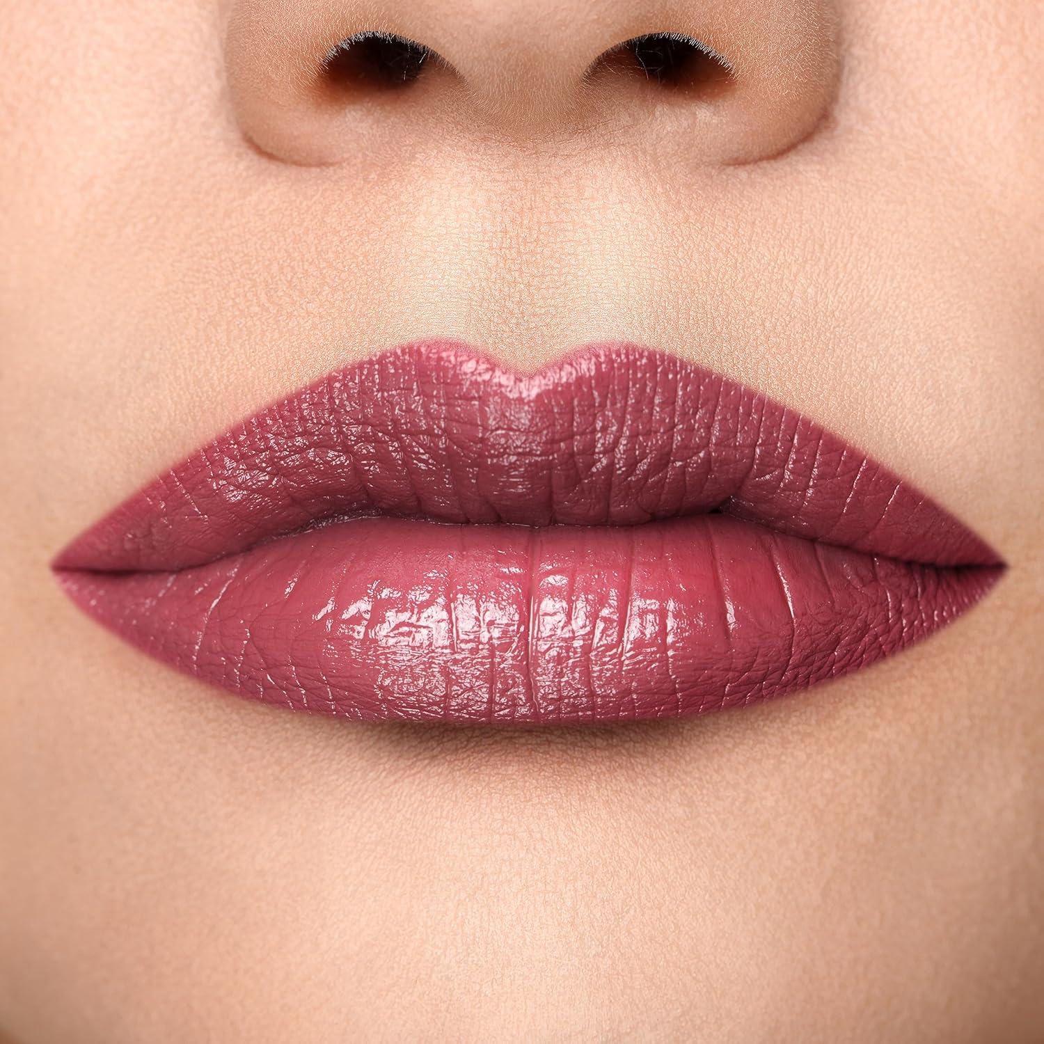 Oulac Lápiz labial crema para mujer, color ciruela de larga duración, color de labios de cobertura completa, hidratante, acabado satinado, cremoso,