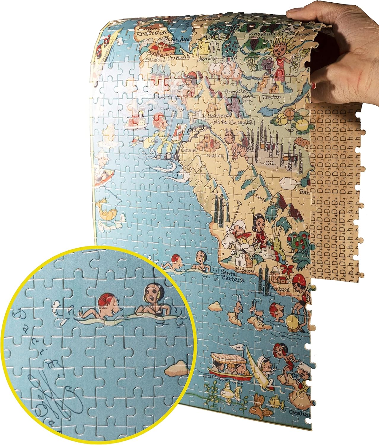 Rompecabezas para adultos 1000 piezas Arkansas mapa de madera rompecabezas juegos de rompecabezas Estados Unidos del estado rompecabezas mapa decorar