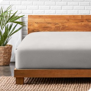 Bare Home Sábana bajera ajustable de franela 100% algodón, aterciopelada suave y pesada, franela de doble cepillado, bolsillo profundo (King, gris Bare Home Sábana bajera ajustable de franela 100% algodón, aterciopelada suave y pesada, franela de doble cepillado, bolsillo profundo (King, gris