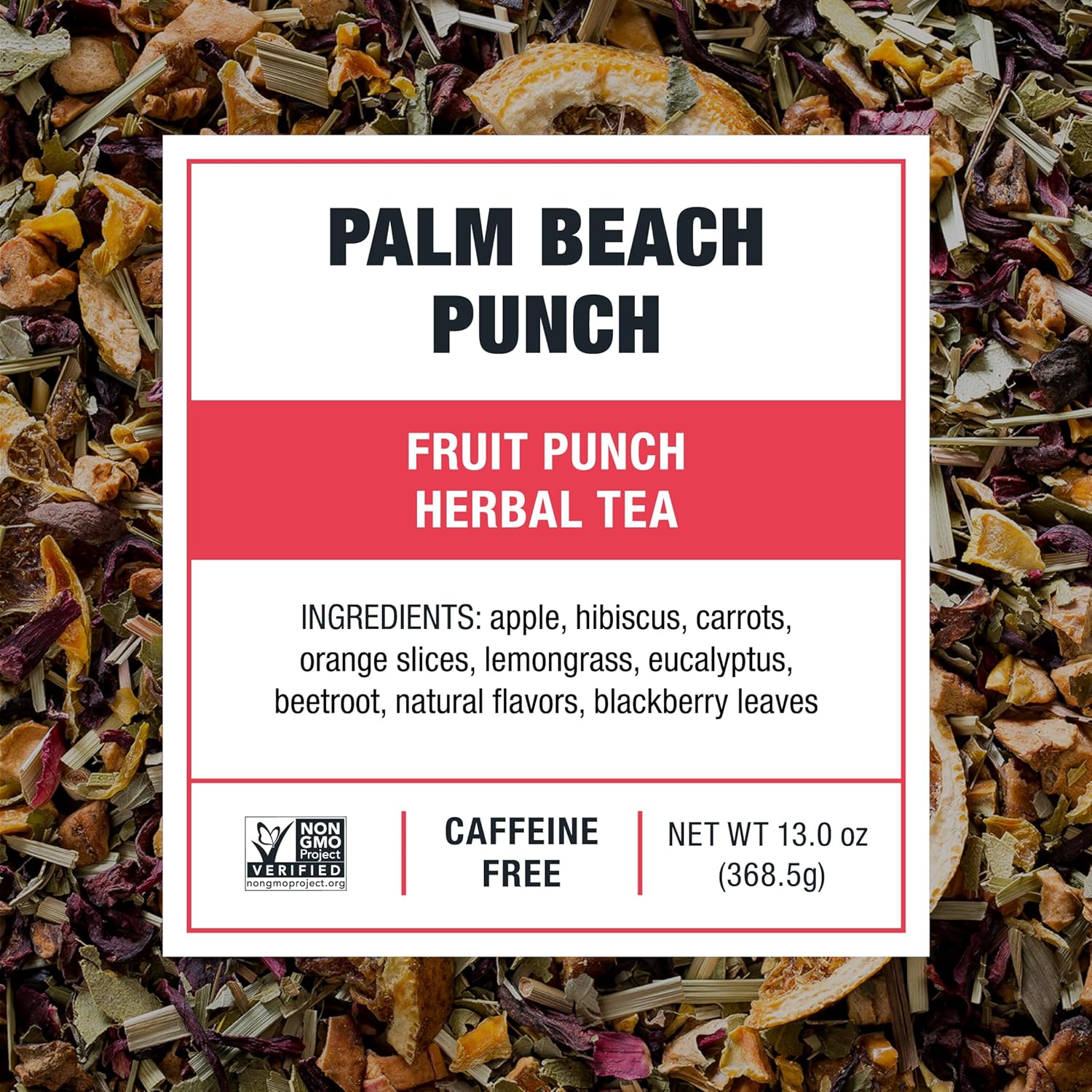Tiesta Tea – Palm Beach Punch Cold Brew Tea  Té de hierbas Fruit Punch  Mezclas de té helado de hojas sueltas de primera calidad  Té helado sin
