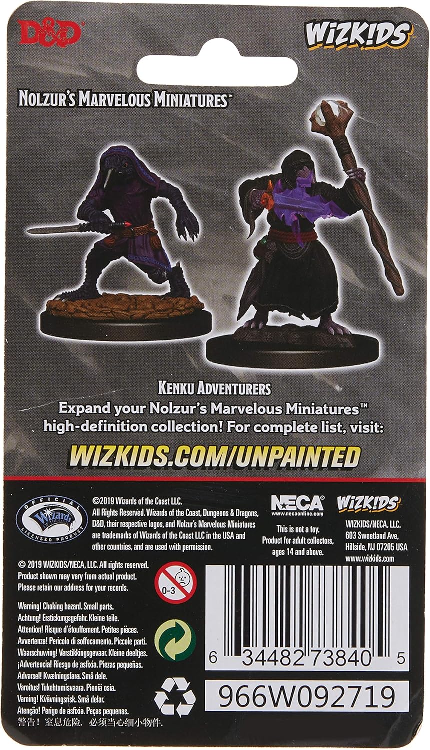 Nolzur’s Marvelous Miniatures WizKids – D&D Kenku Adventurers -WZK73840