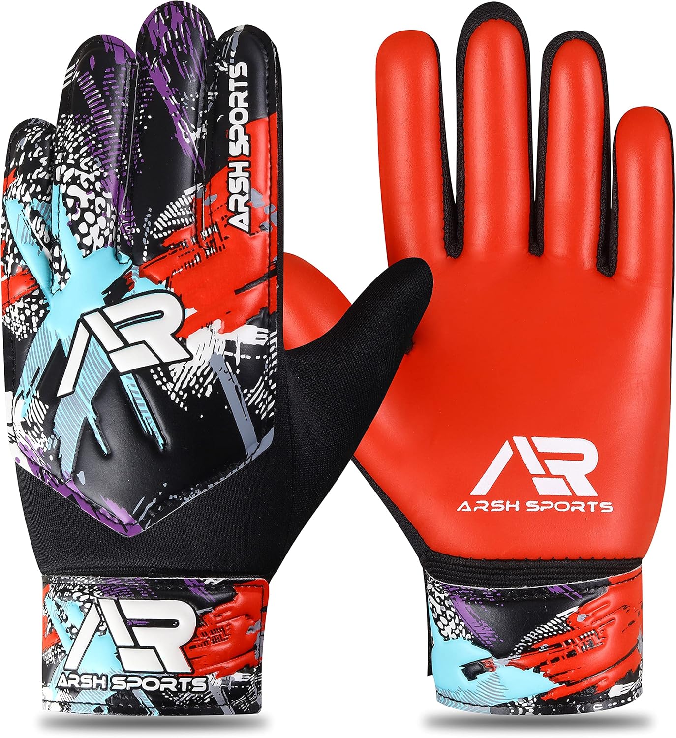 Guantes de portero de fútbol, guantes de portero de fútbol para niños, jóvenes, niños, doble protección de muñeca y columna vertebral de dedo, a lo