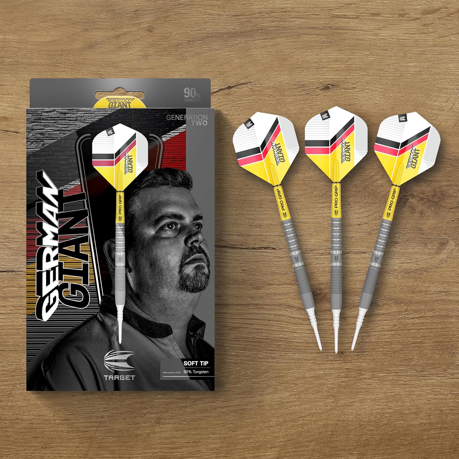 Target Darts Gabriel Clemens Gen 2 19G 90% tungsteno punta suave juego de dardos