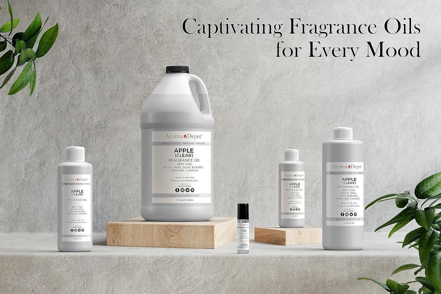 1.0 fl oz. Perfume de manzana roll-on y aceite de fragancia corporal. Nuestra interpretación, pura, sin cortar. Añade unas gotas a tu difusor de