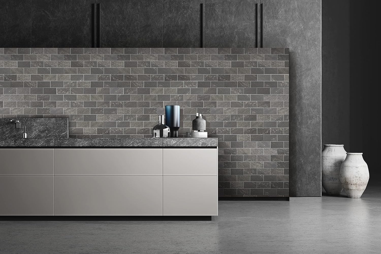 COLAMO Swatch – Azulejo rígido de metro grande de 3 x 6 pulgadas, para despegar y pegar, autoadhesivo, adhesivo en muro de cocina, superficie
