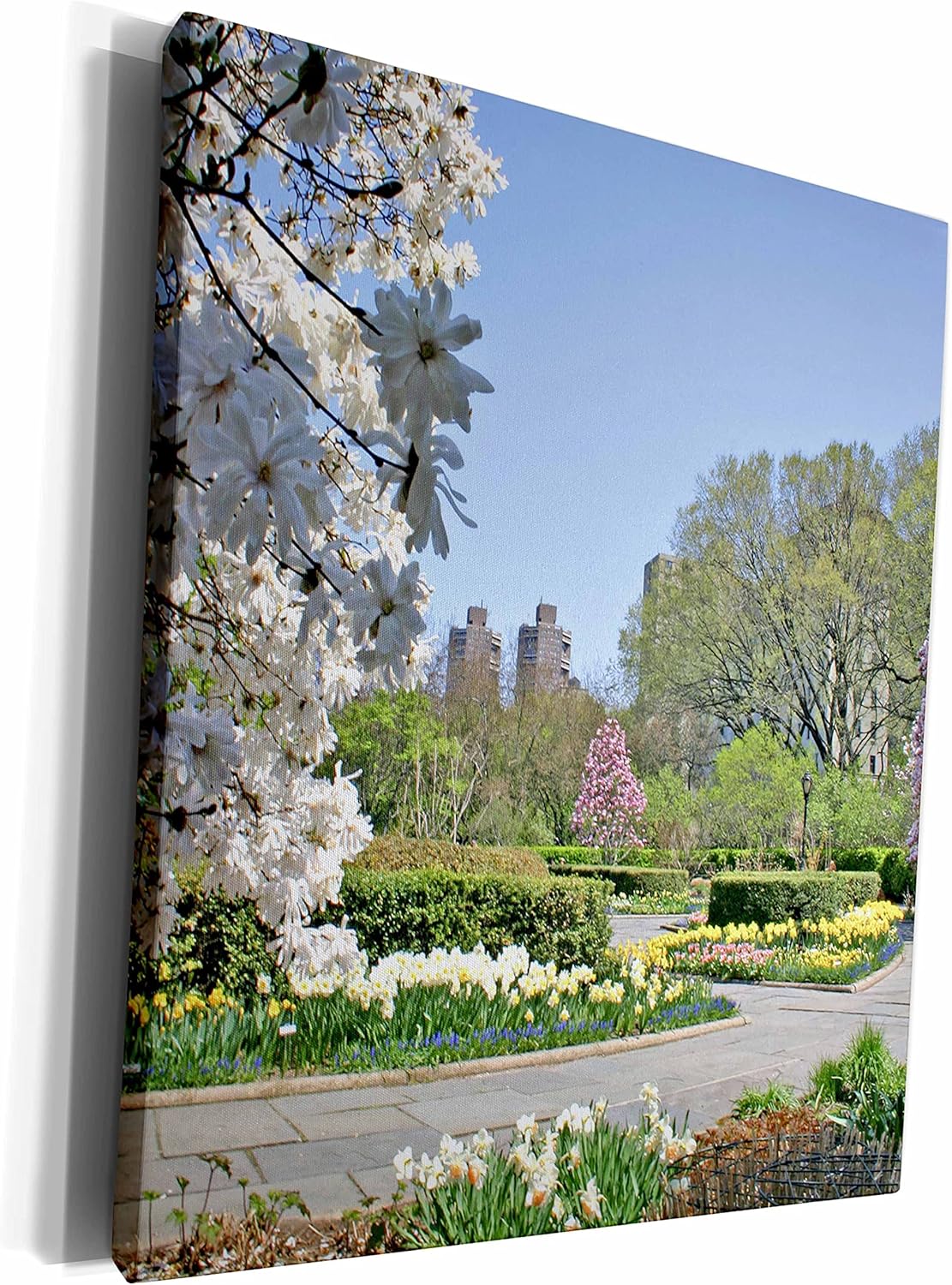 3dRose Conservatory gardens, Central Park, New York City -… – Museum Grade Canvas Wrap (cw_93110_1)