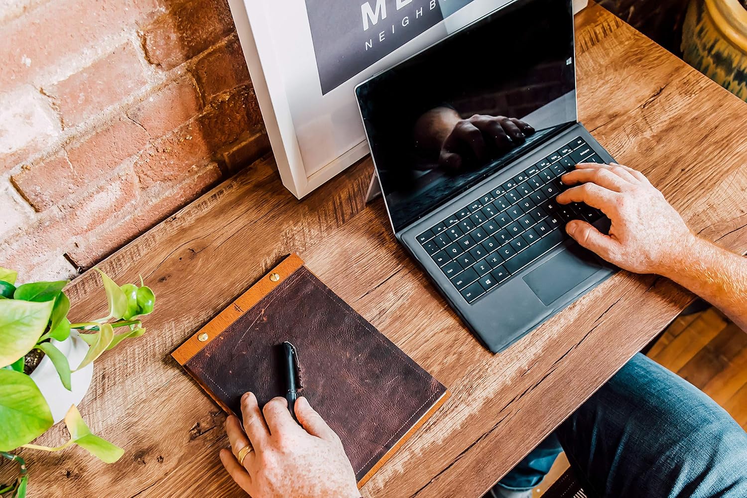 OneSpace Bellamy – Escritorio para computadora, roble clásico