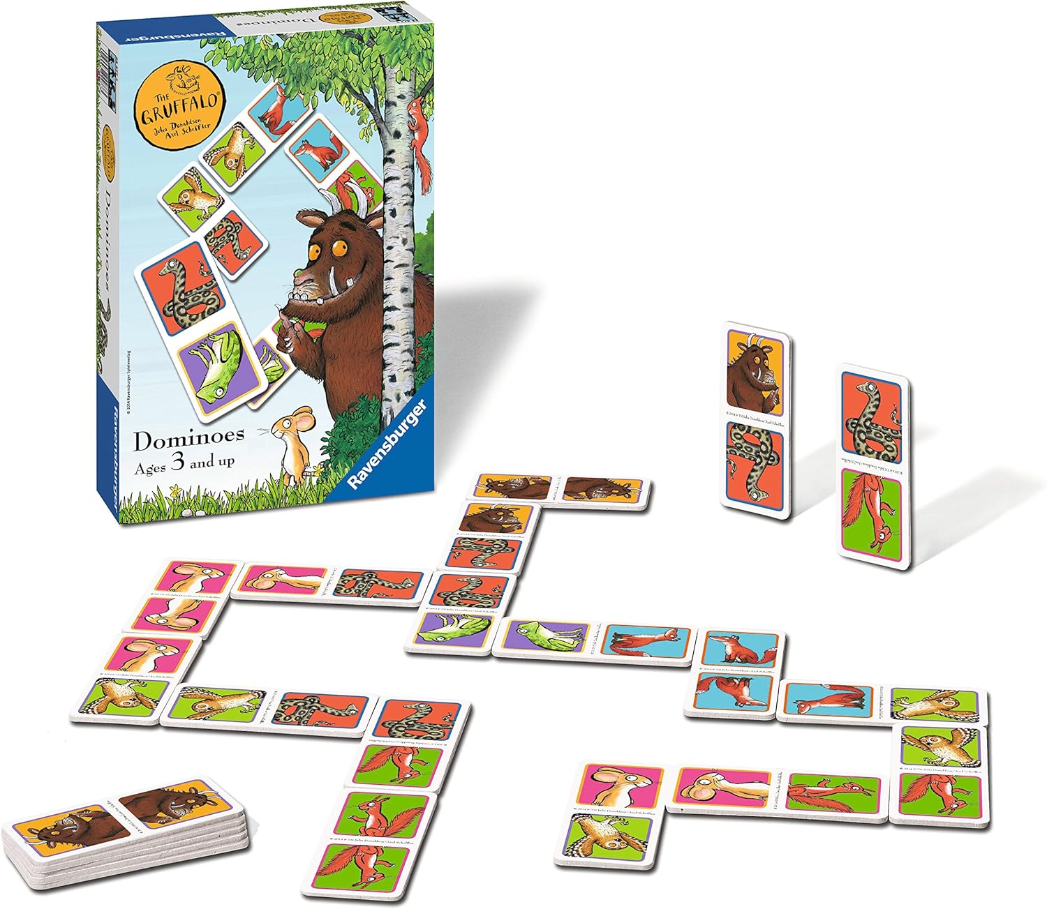 Ravensburger 22277 Gruffalo-Dominoes Kids Age 3 Years and Up-A Classic Game and Family Favourite
