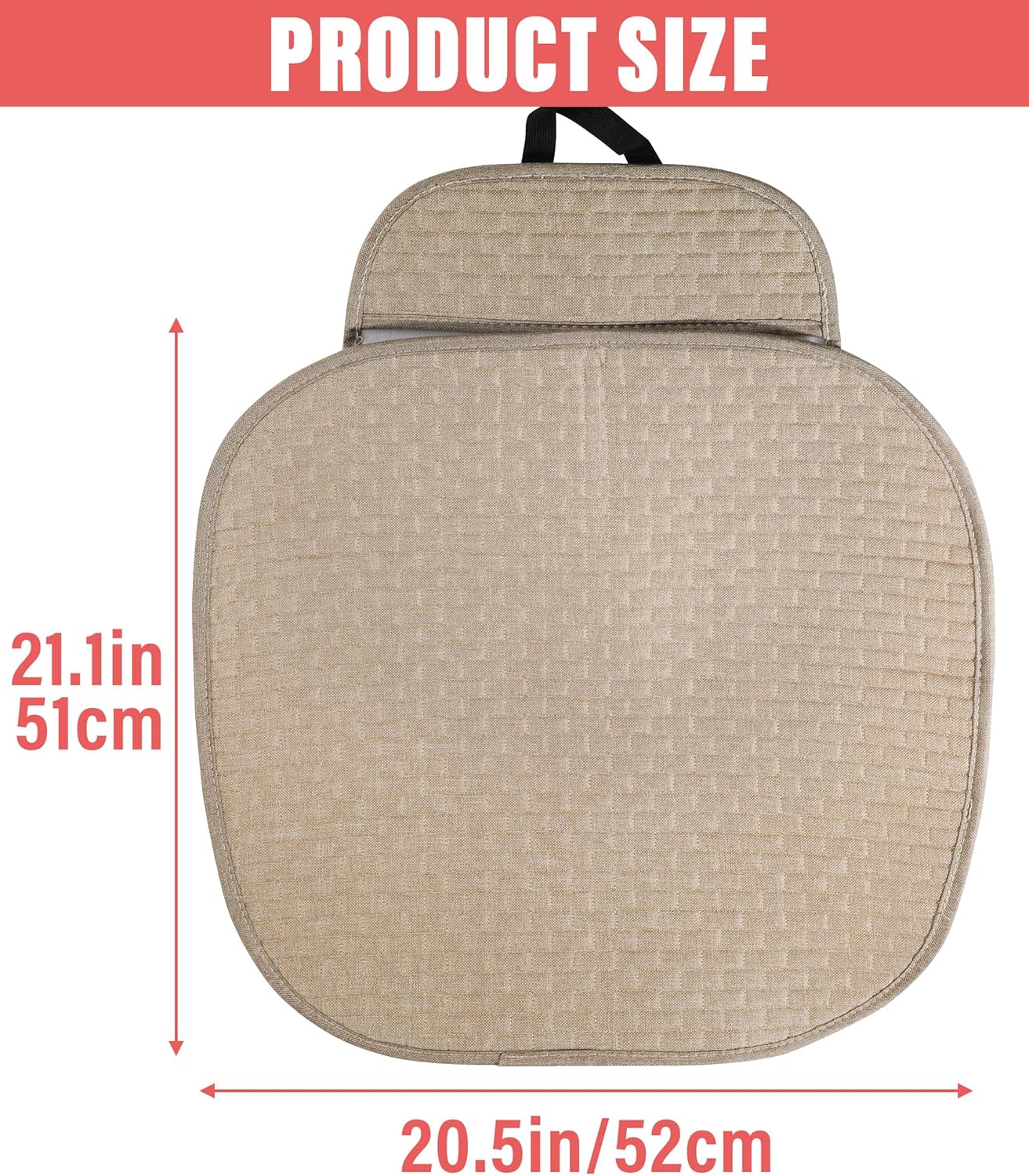 Fundas de cojín para asiento de automóvil, fundas de asiento inferior, alfombrilla protectora de asiento delantero de automóvil, almohadilla