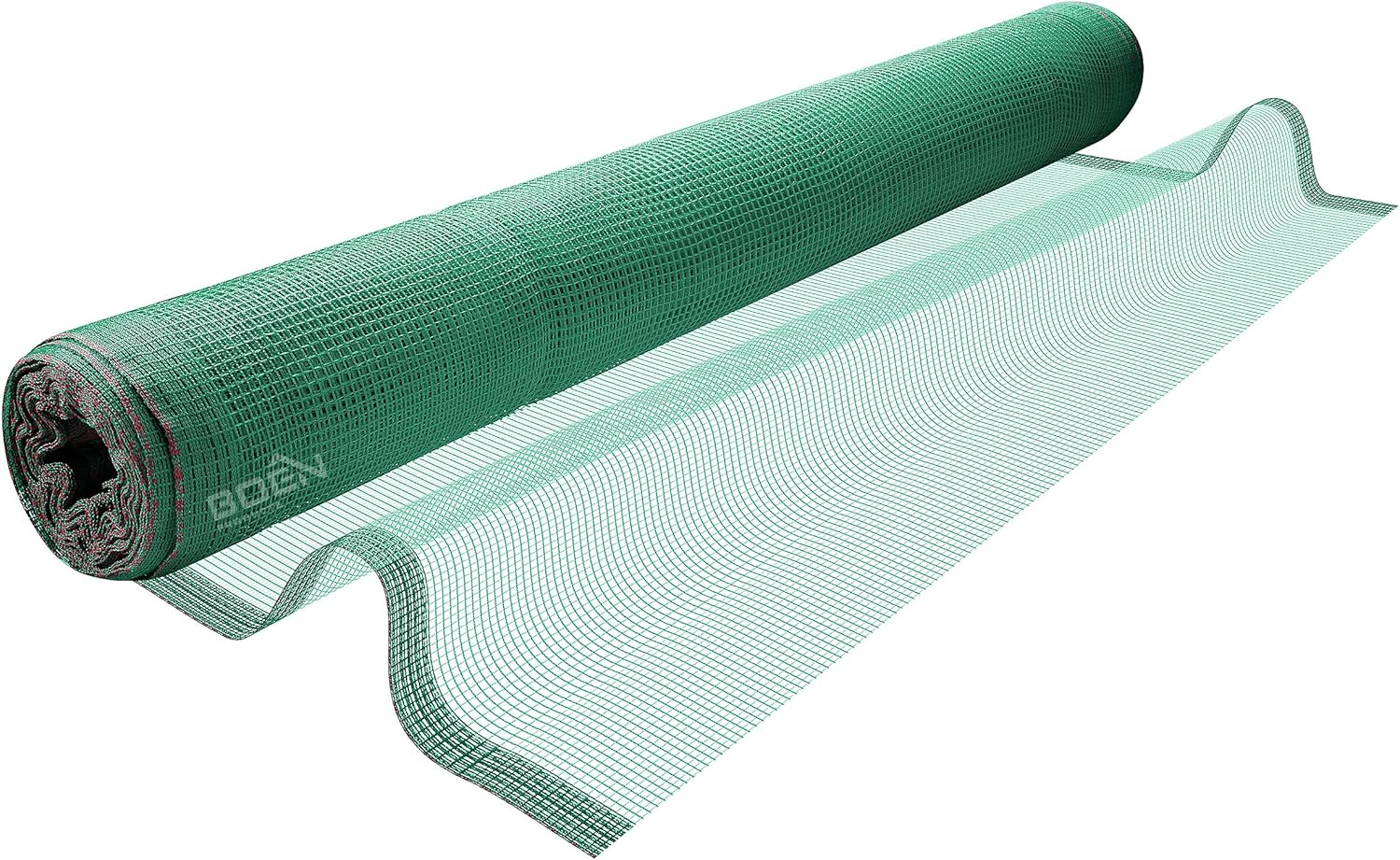 Red de seguridad para escombros verde ignífugo (4′ x 150′)
