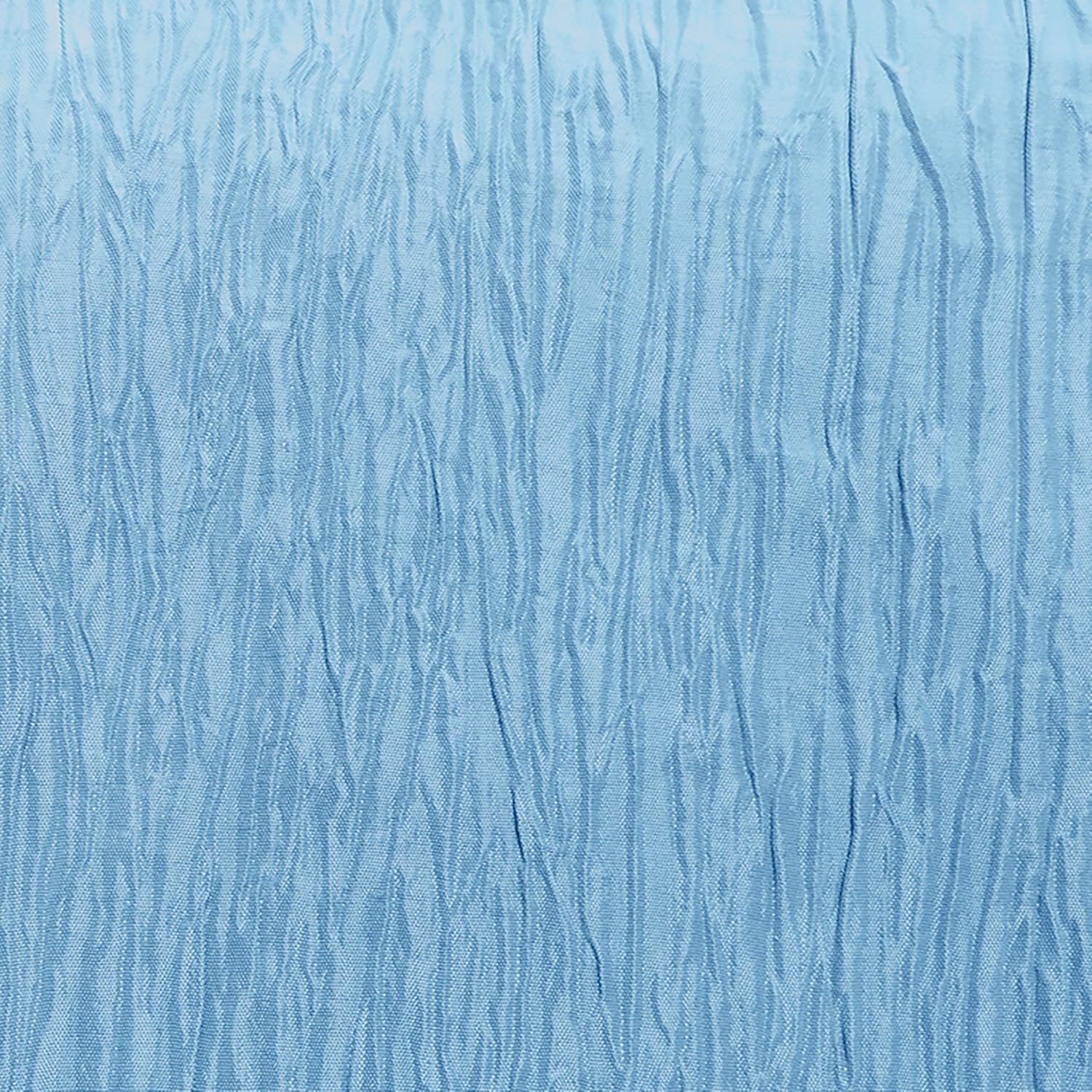 Ultimate Textile -Paquete de 10 – Tafetán arrugado – Mantel cuadrado Delano de 52 x 52 pulgadas, color azul hielo