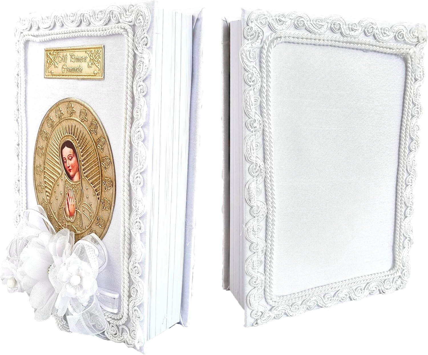 Biblia y vela de primera comunión – Biblia y Vela de Primera comunión para niña – Vela para Primera comunion niña – Juego de velas de primera