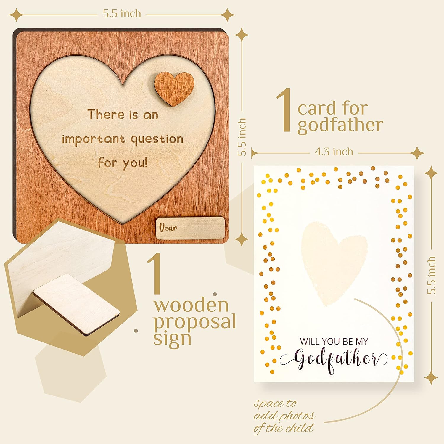 97 Decor Will You Be My Godfather Proposal Gifts  Regalos de propuesta de Dios Padre, regalos de tío padrino de ahijado, regalos de bautismo para