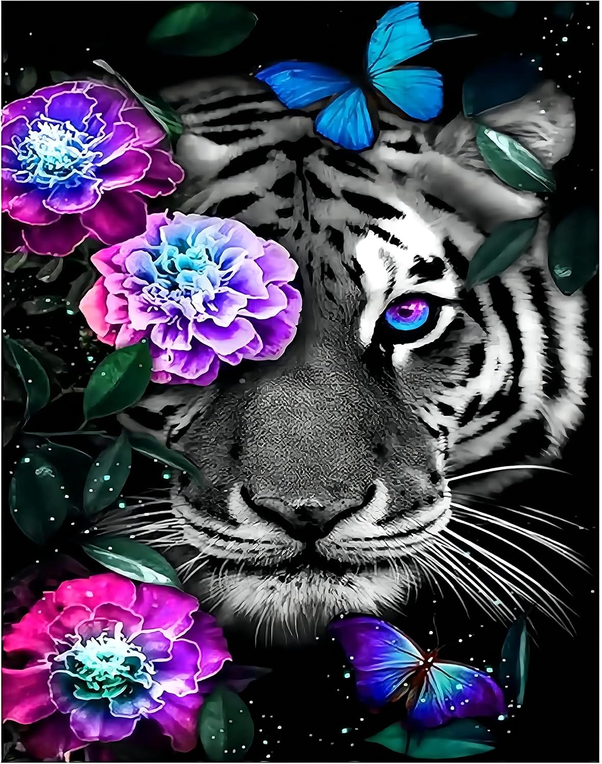Pintura de diamante 5D con diseño de guepardo para bricolaje, pintura de diamantes de animales, kit de accesorios de pintura de diamante, accesorios