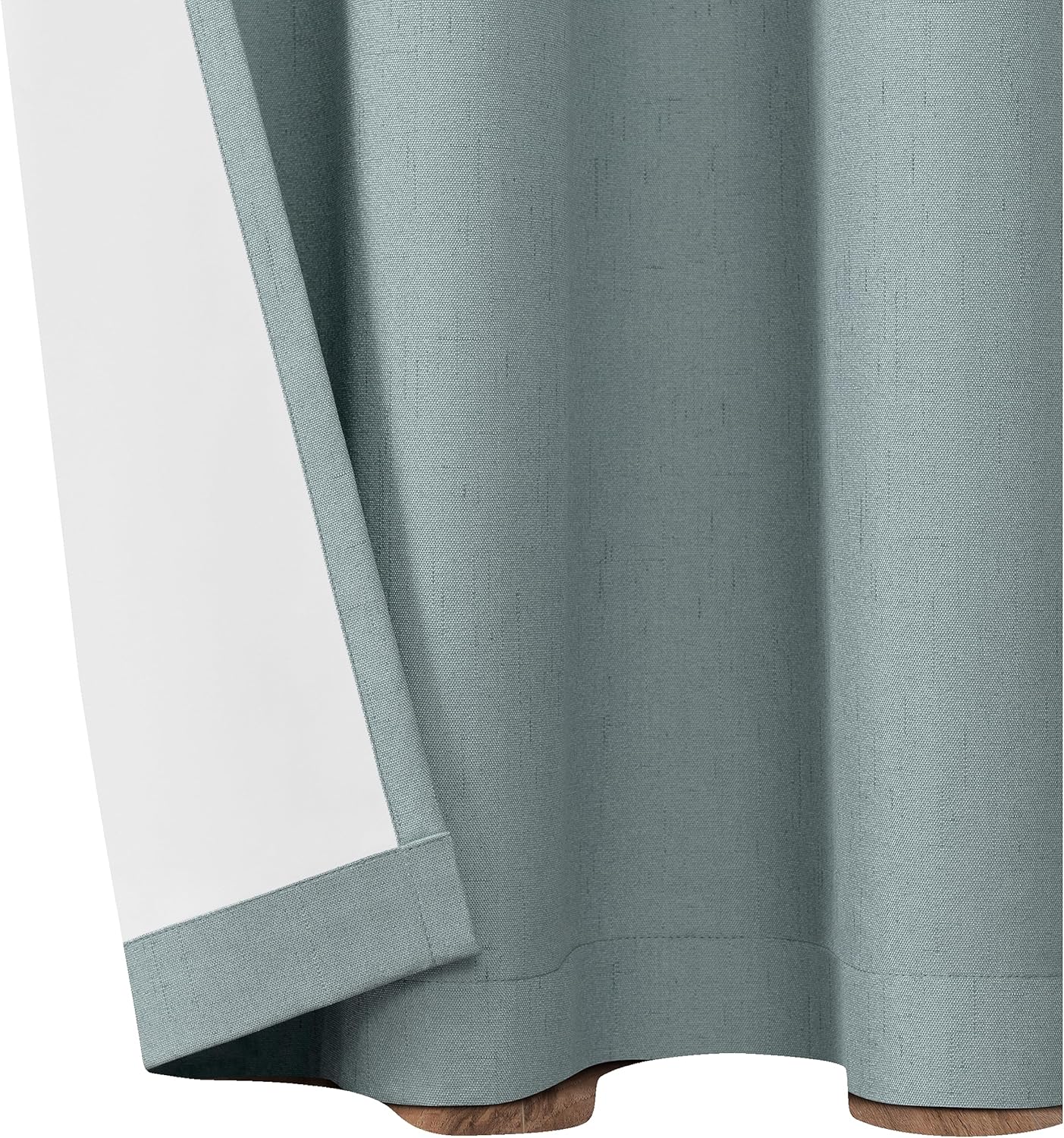Eclipse Pembroke – Cortinas de lino sintético con ojales, 108 pulgadas de largo x 42 pulgadas de ancho, cortinas con aislamiento térmico y reducción