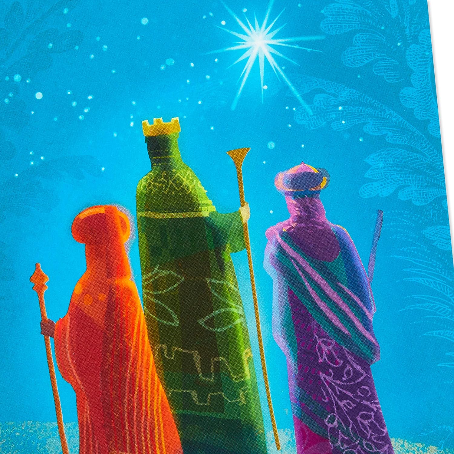 Hallmark Image Arts – Surtido de tarjetas de Navidad religiosas en caja, diseño de Belén pintado (4 diseños, 24 tarjetas y sobres)